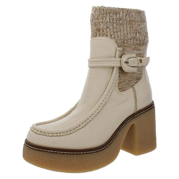 Sam Edelman Womens Leather Australian Wool Mid-Calf Boots - Picture 4 of 4